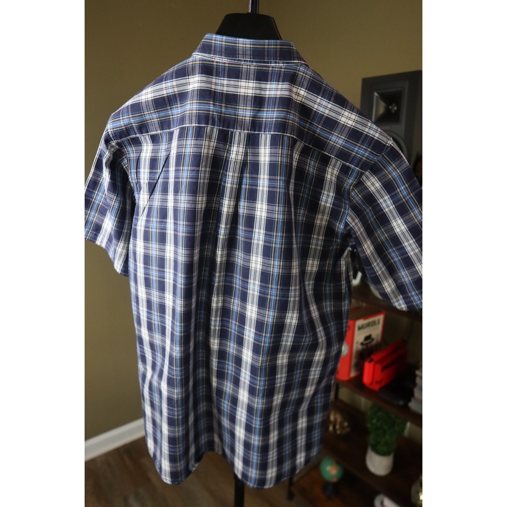 Vintage Stussy Shirt Mens XLarge Plaid With Stussy Crown 90s/00s - Picture 9 of 11